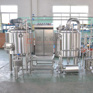500L Komple Otomatik Zanaat Bira Bira Sistemi PED Sertifikası ile Üç Pot Bira Pişirme Ekipmanları